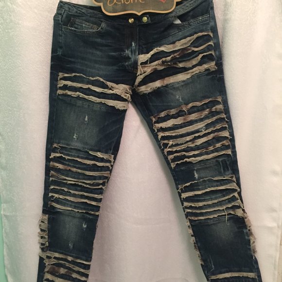 111-UR Powerful ❤️~JUSTCAVALLI-Shredded Luxury - Picture 9 of 15